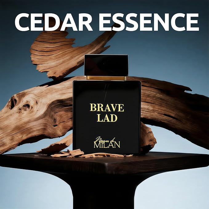 A CENTER Men's Cologne Gift Set of 4(MilanAmalfi&BraveL&SarahCho&ArmadaM) - 3.4 Fl Oz Each | Vanilla Bourbon, Leather & Amber Floral Fragrance | Luxury Eau de Toilette
