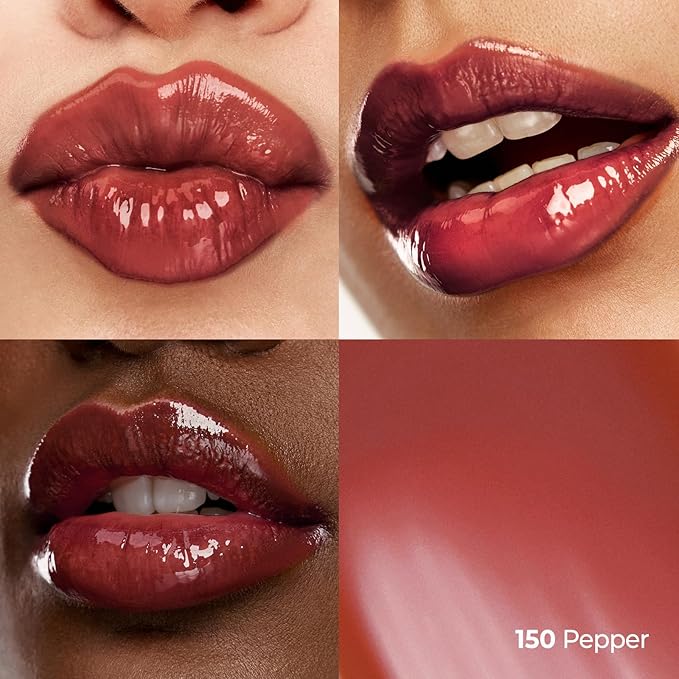 Laka Fruity Glam Tint Mini, 1.9g/0.07oz, Glowing Lip Stain with Wide Color Spectrum, Hydrating & Lightweight Texture, Buildable Color, Non-Sticky, Vegan, K-Beauty (#150 Pepper)