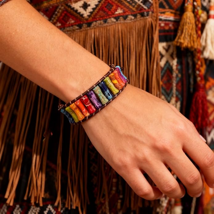 Inspirational Gifts Healing Bracelets for Women，Get Well Soon Encouragement Gifts for Women Friends Sister Mom，Handmade Natural Stone Healing boho Friendship Jewelry for women