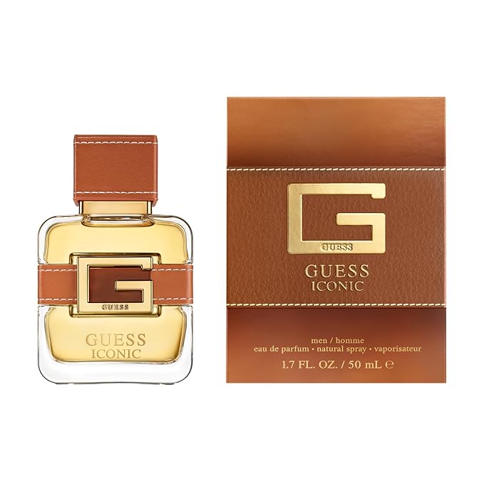 Guess Iconic For Men Eau de Parfum Perfume Spray, Cologne For Men 1.7 Fl. Oz.