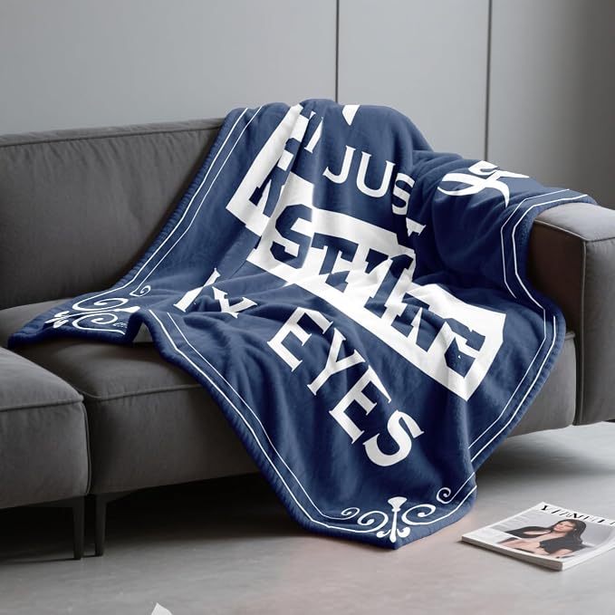 kituzol Birthday Gift for Men, Funny Dad Gifts, Gifts for Husband, 70th Birthday Gift for Men, I'm Not Sleeping, I'm Just Resting My Eyes, Dad Husband Grandpa Blanket, Nap Blanket (50" x 60")