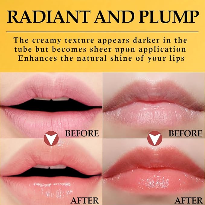 Honeynoir-Pink Honey Lipstick, Moisturizing Lip Color, Nourishing Lip Balm, Honey Noir Lipstick Suitable for All Skin Tones, Natural Lip Care, Long-Lasting Moisturization Non-Sticky (Pink)