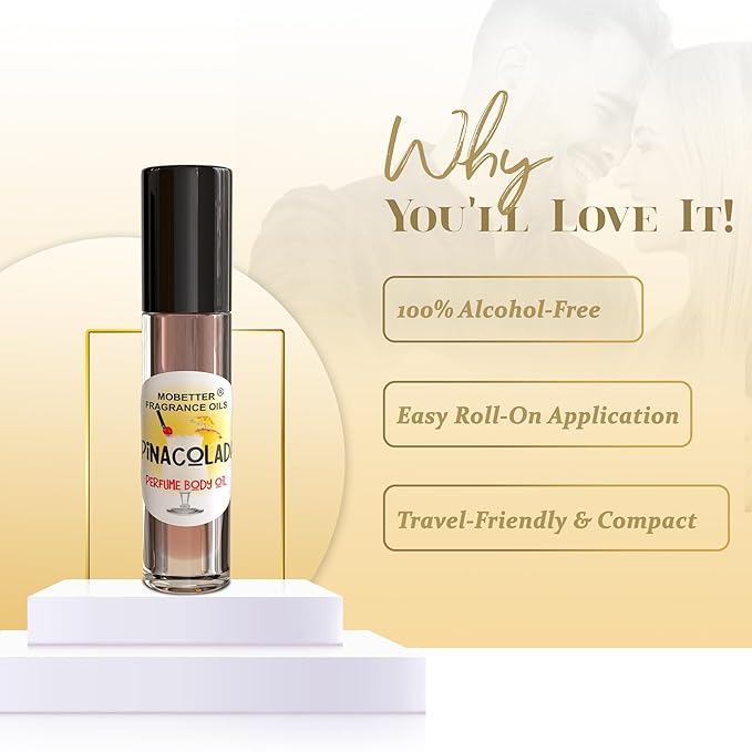 MOBETTER FRAGRANCE OILS Pinacolada Perfume Fragrance Body Oil Unisex