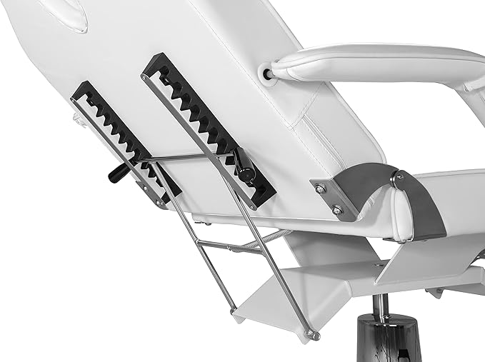 TATARTIST Hydraulic Facial Bed Esthetician Chair Portable Massage Table Professional Spa Chair 360° Rotate Beauty Medical Tattoo Chair Salon Treatment Table (White)
