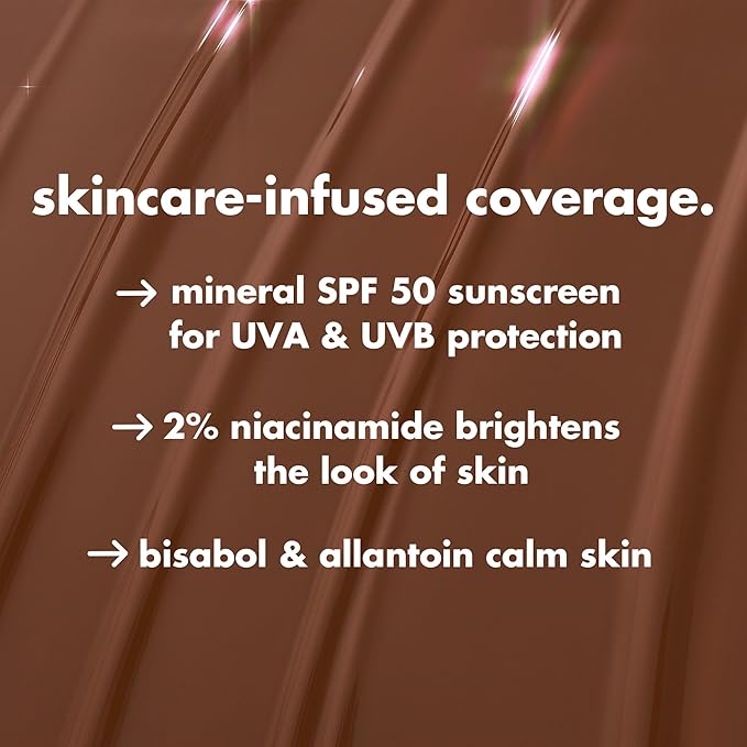e.l.f. Halo Glow Skin Tint SPF 50, Tinted Moisturizer For Light, Buildable Coverage, Creates A Natural Glow, Vegan & Cruelty-Free, 5 Light Warm