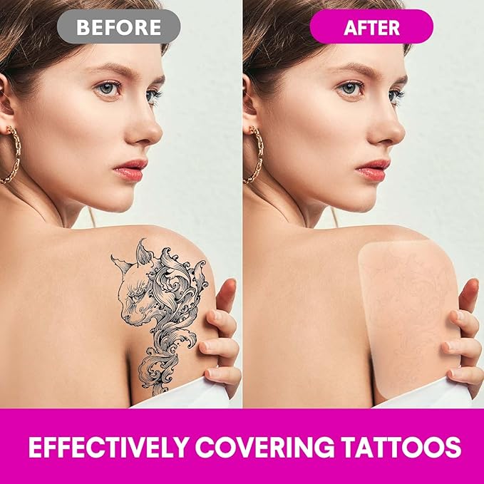 16PCS Tattoo Cover Up Patch Waterproof Ultra-Thin Tattoo Cover Up Tape Invisible Concealer Stickers