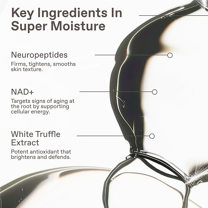 Super Moisture, 2 in 1 Day to Night Serum & Moisturizer Spray, Hydration & Repair Formula with Hyaluronic Acid, Exosomes & NAD+, Collagen Support, Skin Care for Men, All Skin Types, 100 mL