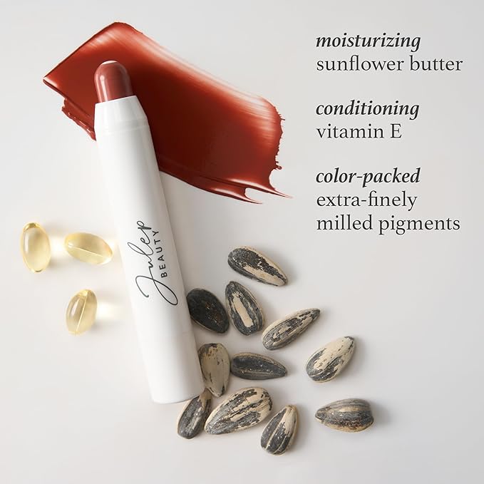 Julep It's Balm Tint of Color Lip Balm - Rosewood Nude | Hydrating Lip Color with Vitamin E Core | Natural Gloss Finish | Vegan & Cruelty-Free