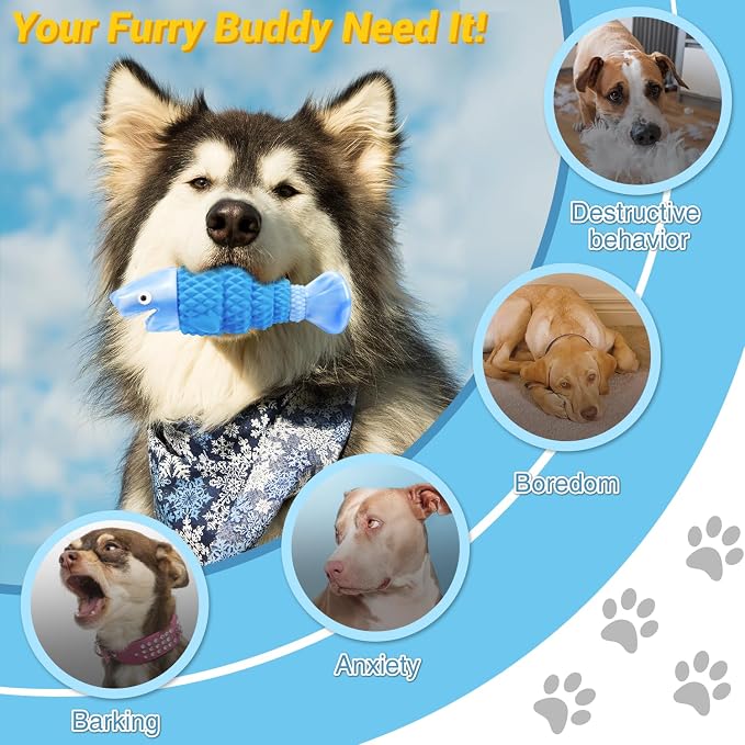 WinTour Tough Dog Toys for Aggressive Chewers, Indestructible Dog Chew Toys
