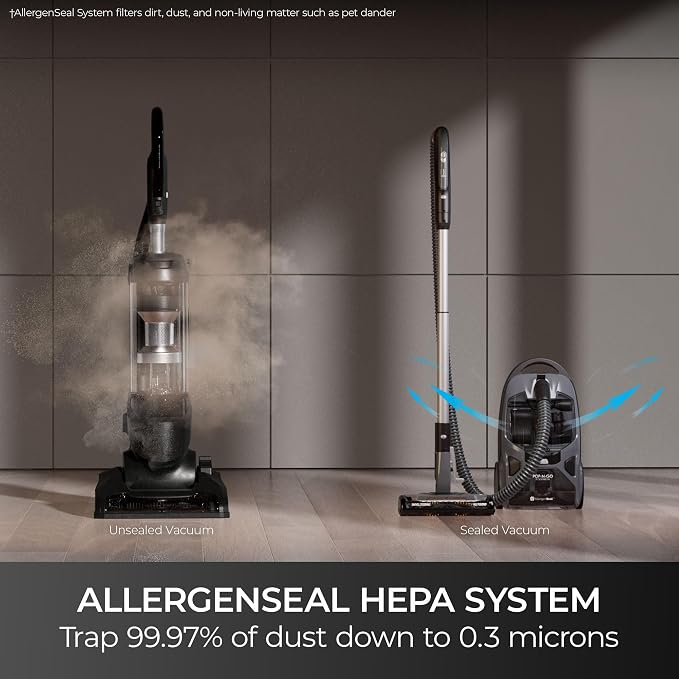Kenmore 600 Series Bagged Canister Vacuum with Hair Eliminator Brushroll | Pet Friendly, POP-N-GO, Pet PowerMate, HEPA Filter, Performance Indicator, Extended Reach, Auto Cord Rewind - BC4039