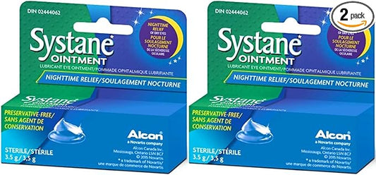Systane Lub Eye Nightime Ointment 3.5g (2 Pack) 0.12 Ounce