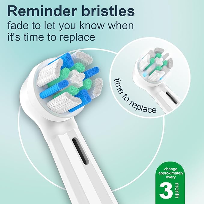 iO Replacement Heads Compatible with Oral B iO Electric Toothbrush,Compatible with Oral B iO Series 2/3/4/5/6/7/8/9/10,Premium Bristles for Deep Cleaning&Gentle Care,