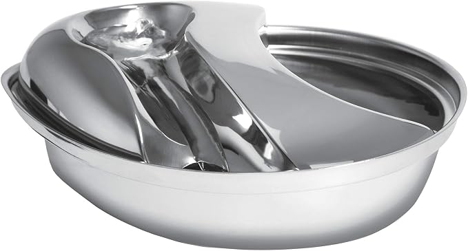 Pioneer Pet Stainless Steel Fountain Raindrop Design , 60oz