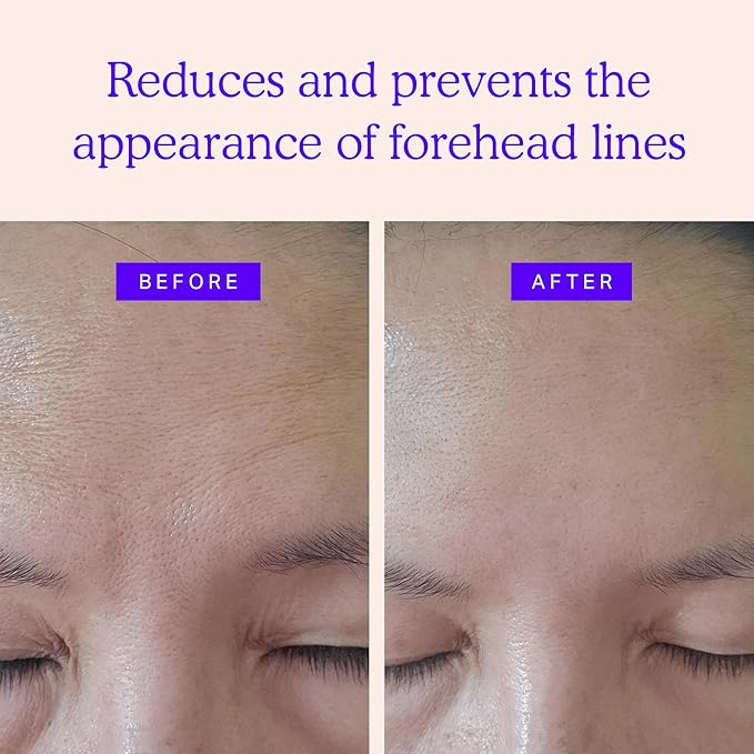 Blumbody Forehead Wrinkle Patches - Anti Wrinkle Facial Patches to Smooth Eyes & Forehead Wrinkles - Non-Silicone Face Tape for Fine Wrinkles between Eyes & Face - 50 Patches (Up to 60 day supply)