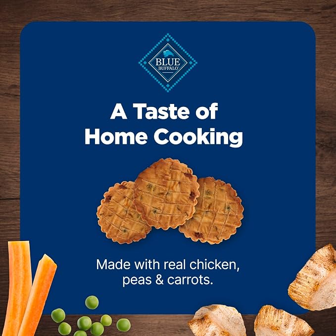 Blue Buffalo Nudges Homestyle Chicken Dog Treats, 10 oz | Chicken Pot Pie Recipe, Made in the USA, No Artificial Preservatives, Corn, Wheat, or Soy