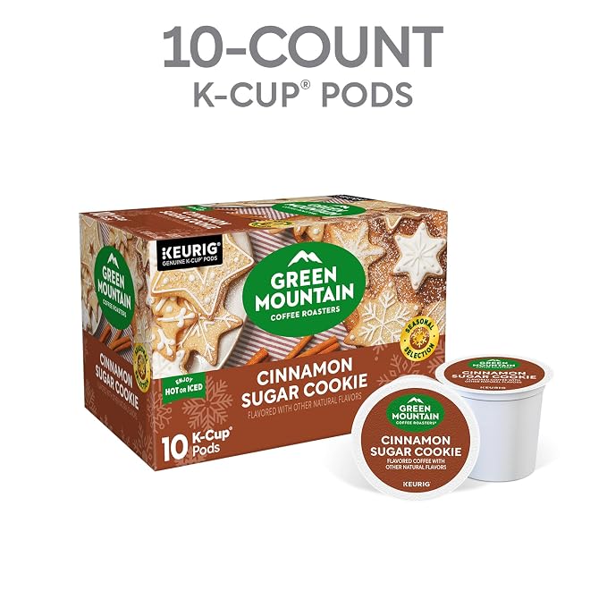 Green Mountain Coffee Roasters Cinnamon Sugar Cookie Coffee, 10 Count