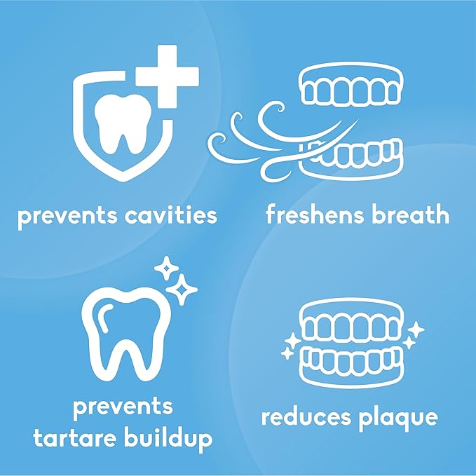 The Humble Co Fluoride-Free for Sensitive Teeth Toothpaste, Spearmint - Toothpaste with Xylitol & Nano Hydroxyapatite for Adults - SLS Free Dental Oral Care & Hygiene - 2 Pack