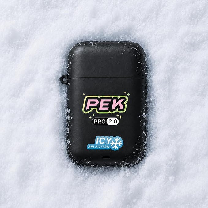 PEK Nasal Stick - Strong Cooling Menthol Inhaler for Energy & Focus | Aromatherapy Nasal Inhaler with Natural Essential Oils | Portable Dual-Nostril Mood Boost | Energy Flavor (Watermelon)