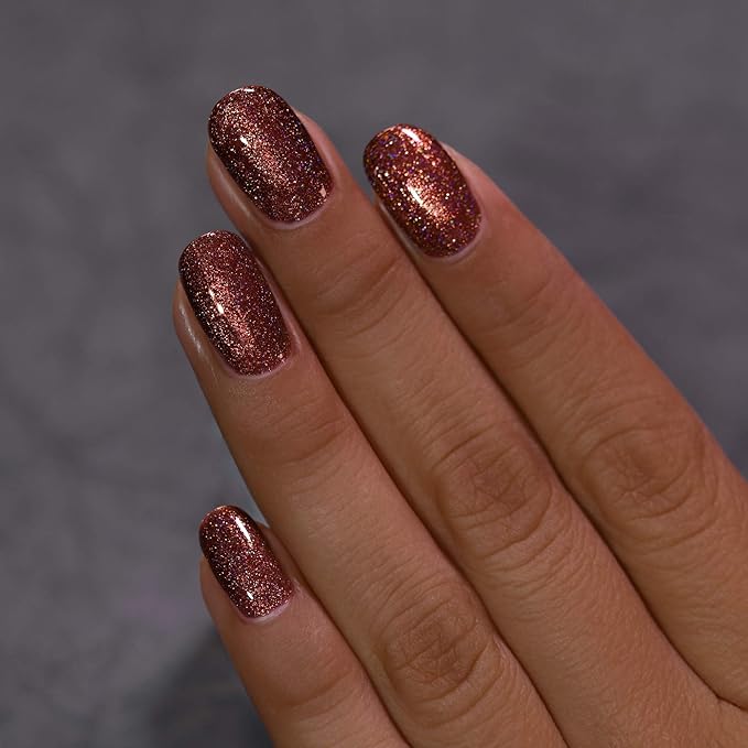 ILNP Misery - Fiery Burnt Orange Holographic Nail Polish