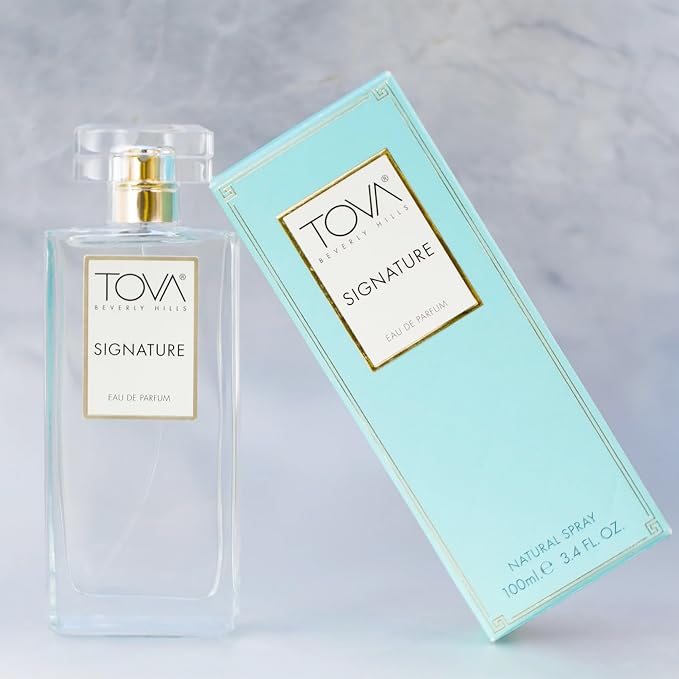 Tova Signature Eau de Parfum – Classic Bergamot Jasmine Lavender Perfume for Women – Timeless Scent – USA-Made & Cruelty-Free – 3.4 fl oz