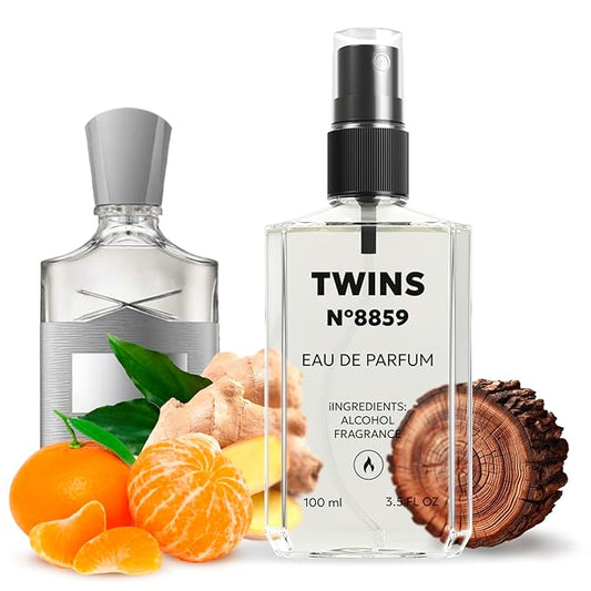 TWINS Impression of Aventus Cologne | Perfume for Men Eau de Parfum | No.8859 | 3.4 Fl Oz / 100 ml