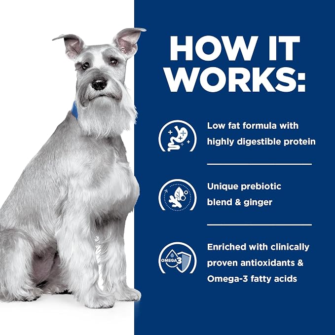Hill's Prescription Diet i/d Low Fat Digestive Care Wet Dog Food | #1 Veterinarian Recommended, Rice, Vegetable, & Chicken Stew, 5.5 oz. Cans, 24-Pack