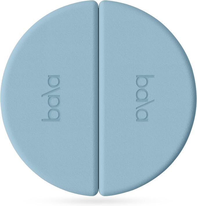 Bala Balance Blocks 2 Pack, Yoga Blocks for Working Out, (Sea) - Semi-Circular Yoga Accessories for Stretching & Exercise - Yoga Equipment for Home Workout - Yoga Block Essentials for Women & Men
