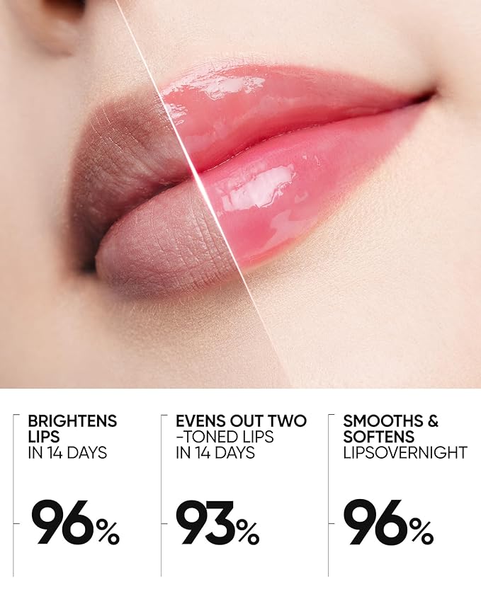 SKINTIFIC Peptide Brightening Lip Serum, Hydrating & Plumping Tinted Lip Gloss, Moisturizing Lip Balm with Polypeptides & Squalane for Glossy Sheer, Smooth Lips (05 Peach Rose)