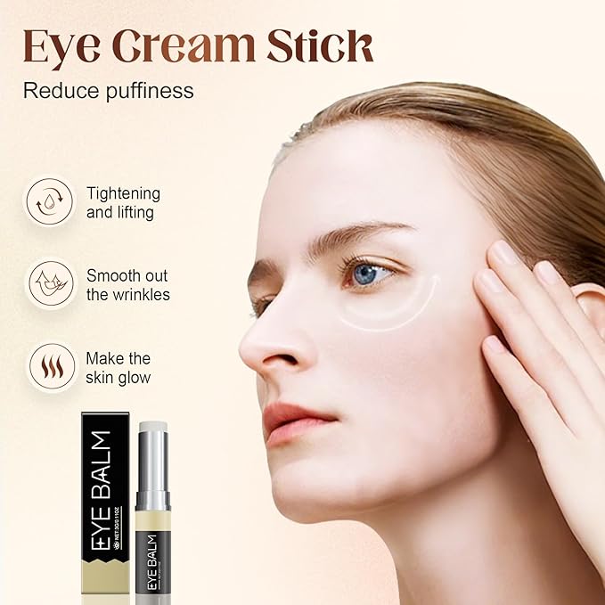 For Eye Bags, 2025 New Lightweight Retinol Eye Balm Serum for Daily Use, Gentle Under Eyes Treatment for Mature Skin, Eyes Moisturizer for All Skin (0.04 Ounce (Pack of 1), 2PCS)