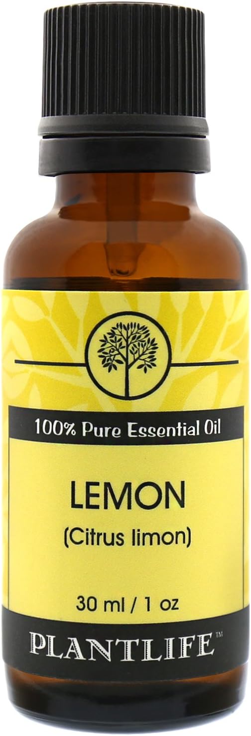 Plantlife Lemon Aromatherapy Essential Oil - Straight from The Plant 100% Pure Therapeutic Grade - No Additives or Fillers - 30 ml