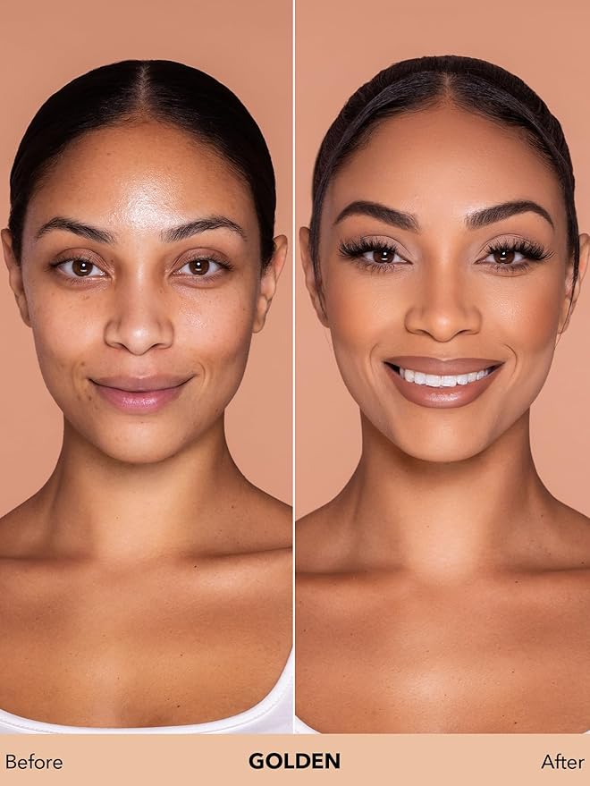 SHEGLAM Full Coverage Foundation Makeup Long Lasting Waterproof Matte Dewy Liquid Foundation - Golden