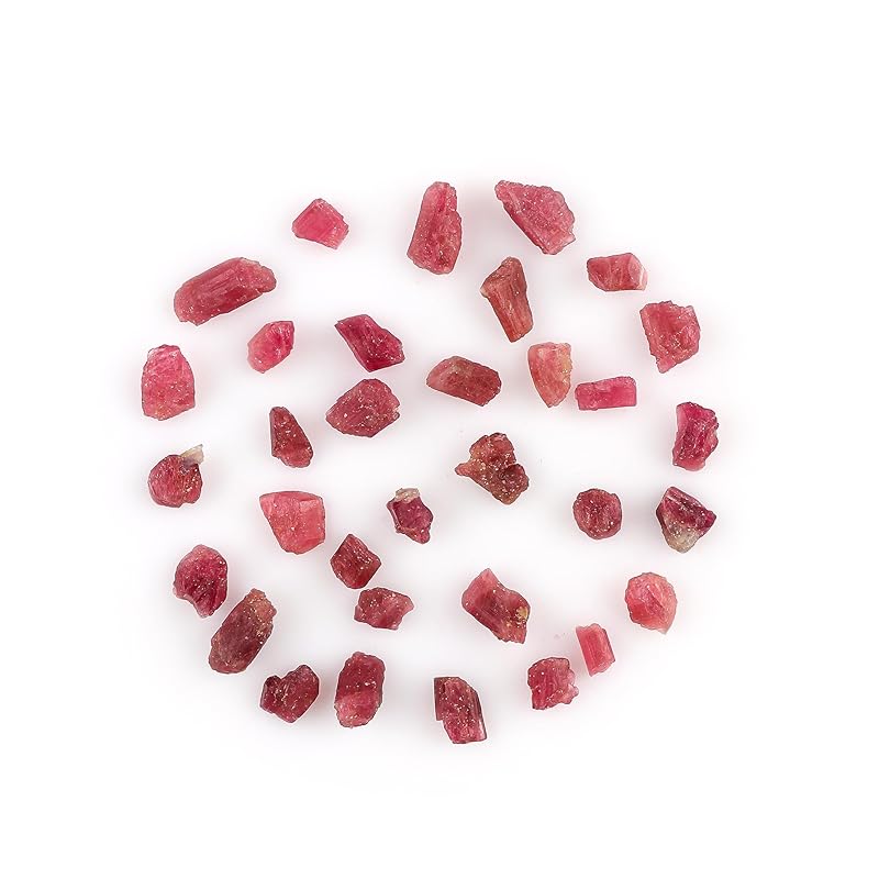 50 carats Raw Rubellite/Pink Tourmaline Rough Gemstone, Natural Crystals, Healing Stones, Wholesale Bulk Lot, Jewelry Making Supply, Stone, DIY Stones