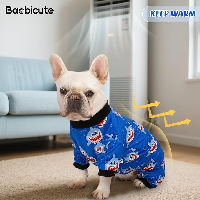 4 Pack Dog Pajamas Soft Lightweight Dog Recovery Suit Onesie Clothes for Small Medium Female Pet Boys Girls Dogs