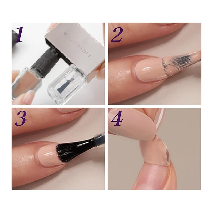 Breathable Halal Vegan Nail Polish – Water-Based 3pc Gift Set (Blue Purple + Lilac Pink + Clear Top Coat) | Non-Toxic, Peel-Off, Cruelty-Free, Eco-Friendly, 0.51 fl oz