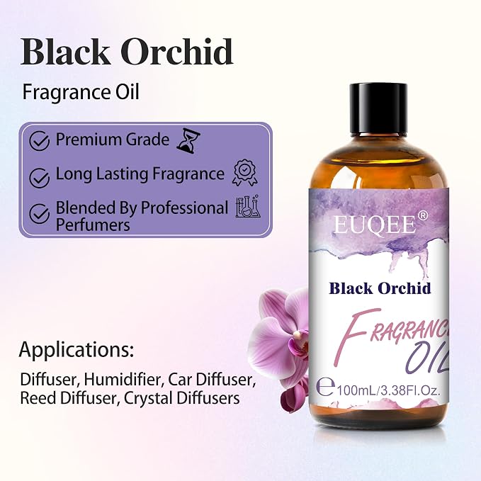 EUQEE Black Orchid Fragrance Oil 100ML