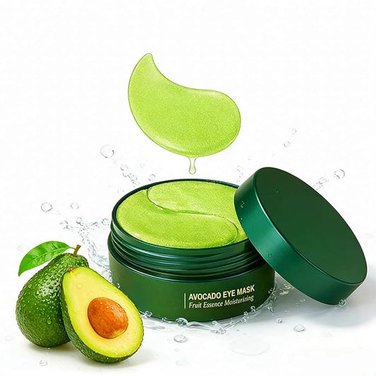 Under Eye Patches – 60 PCS Avocado Eye Patches for PUFFY EYES and DARK CIRCLES, Collagen Eye Patches,Hydrating & Moisturizing Eye Patches for Women,Reduce LINES and WRINKLES.