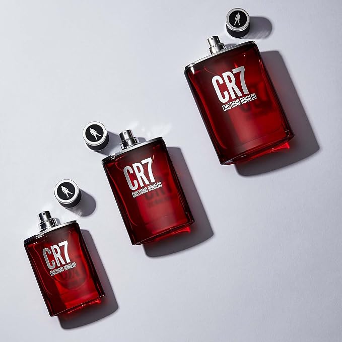 Cristiano Ronaldo CR7 - Sporty And Modern Essence - Fresh And Woody Fragrance - Vibrant And Contemporary - Bold Sophistication In A Bottle - Long Wearing Aromatic Scent For Men - 1 Oz EDT Spray