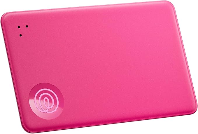Life360 Tile Slim - Wallet Finder, Bluetooth Tracker and Item Locator for Luggage Tags, Passports and More. Both iOS and Android Compatible. Phone Finder. 1-Pack (Pink Punch)