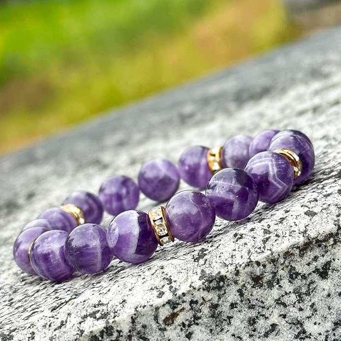 Healing Bracelet For Women Anxiety Crystal Bracelet Chakra Beaded Bracelets Rose Quartz Crystals And Healing Stones Yoga Bead Bracelet Calming Stretch Bracelet Stress Relief Gifts For Women