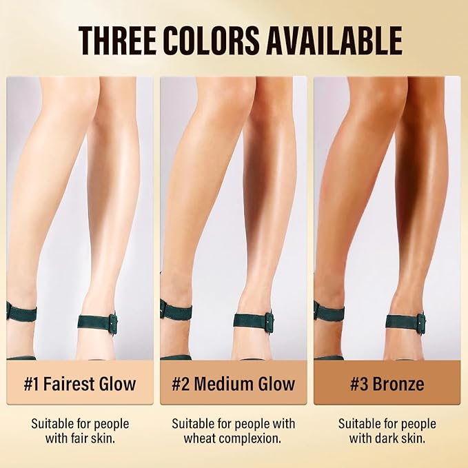 Legs Makeup Waterproof with Brush, No Transfer Body Concealer, Coverage for Vein, Scar, Tattoo for All Skin Tones, 100ML (BRONZE)