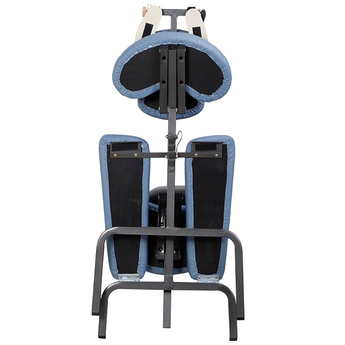 Nova Microdermabrasion Portable Massage Chair Foldable Tattoo Therapy Chair 4 Inches Thickness Sponge Face Cradle Spa Salon Massage Chair (Blue)