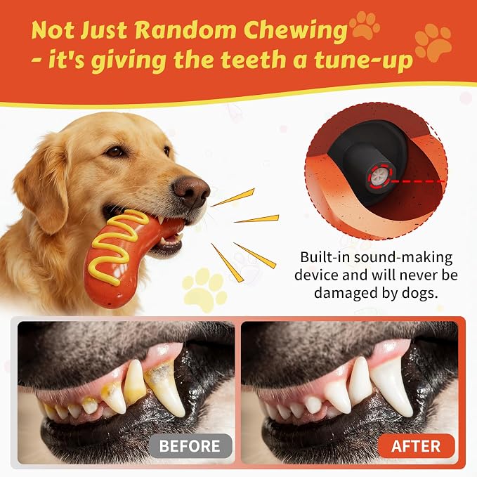 Tough Dog Chew Toys Indestructible Squeaky Toys for Aggressive Chewers Outdoor Swimming Interactive Tough Chew Toys for Medium and Large Dogs