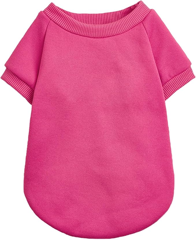Soft Puppy Sweater for Small Dogs Winter Knit Pullover, Rose XL | Elastic Cuffs Pet Clothes, Holiday Party Matching, Fall Winter Daily Outfit, Soft Breathable Machine Washable Sweatshirt