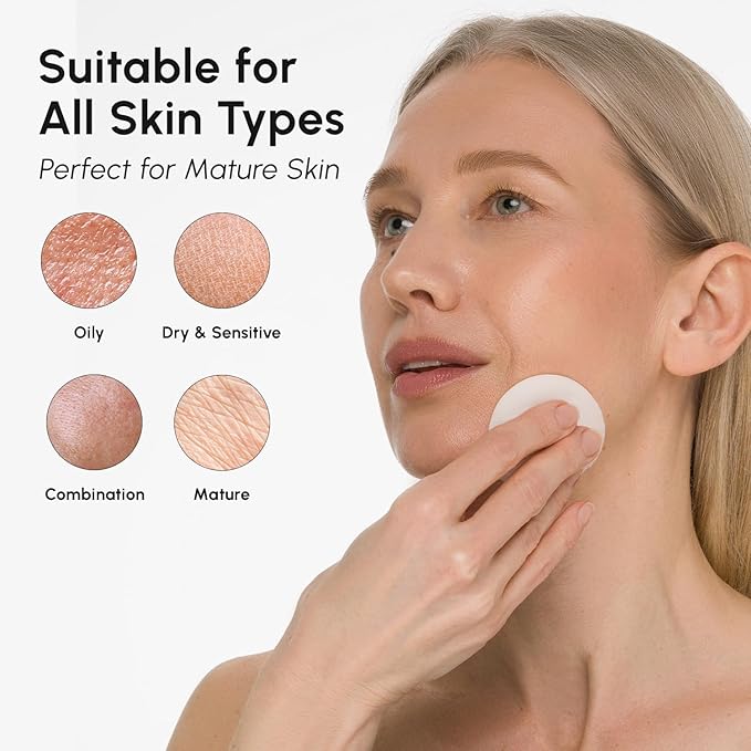 MAREE Glycolic Acid Pads & 2% Salicylic Acid – Toner Pads for Face with 20% Glycolic Acid Solution – Face Exfoliating Pads, Acne Clearing Face Pads – Skin Pore Resurfacing & Radiance Device – 50 Count