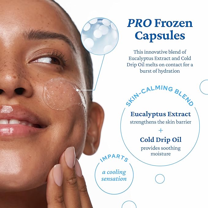 belif Aqua Bomb Frozen Gel Cream - Cooling Relief with Panthenol & Niacinamide - Daily Soothing & Hydrating Moisturizer, Depuff with Caffeine, Lightweight, Korean Skincare, 1.69 fl oz (Pack of 2)