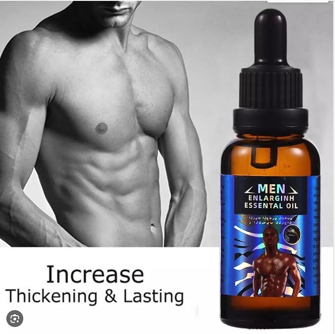 Men Massage Oil for Sex,Male Enlargement Oil, Increase Bigger,Men Energy for Care Delay Performance Boost Strength (Blue Massage Essential Oil) 1 Pack 20 Gram Male Enlarger Oil