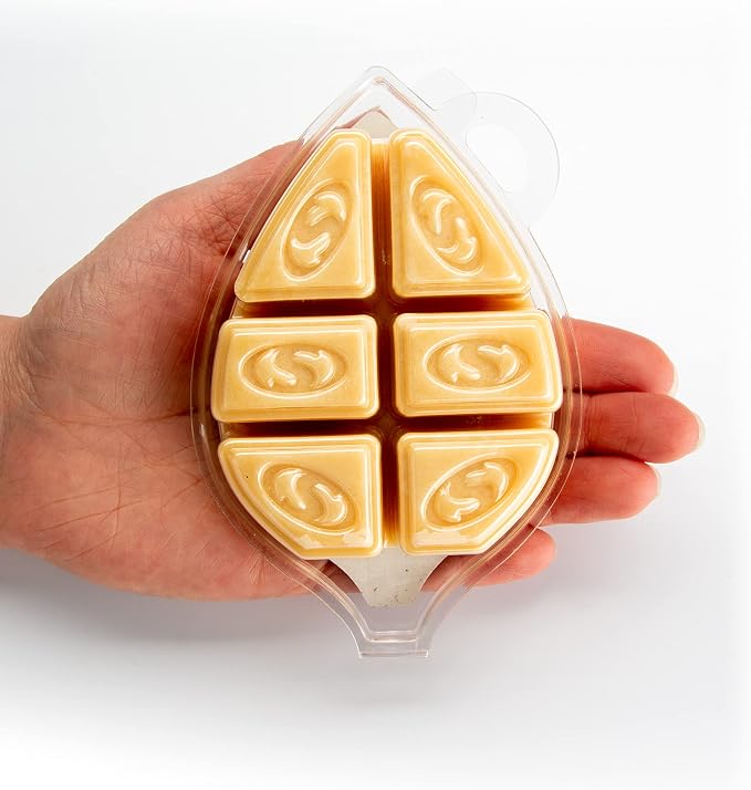 Shortie's Candle Company Caramel Apple Cider Natural Soy Wax Melts - 1 Highly Scented 3 Oz. Bar - Made with 100% Soy and Natural Fragrance Oils - Phthalate & Paraffin Free, Vegan, Non-Toxic
