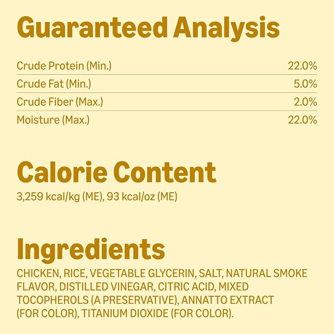 Amazon Basics Dog Treats Chicken and Waffle Bites 24oz (Previously Wag)
