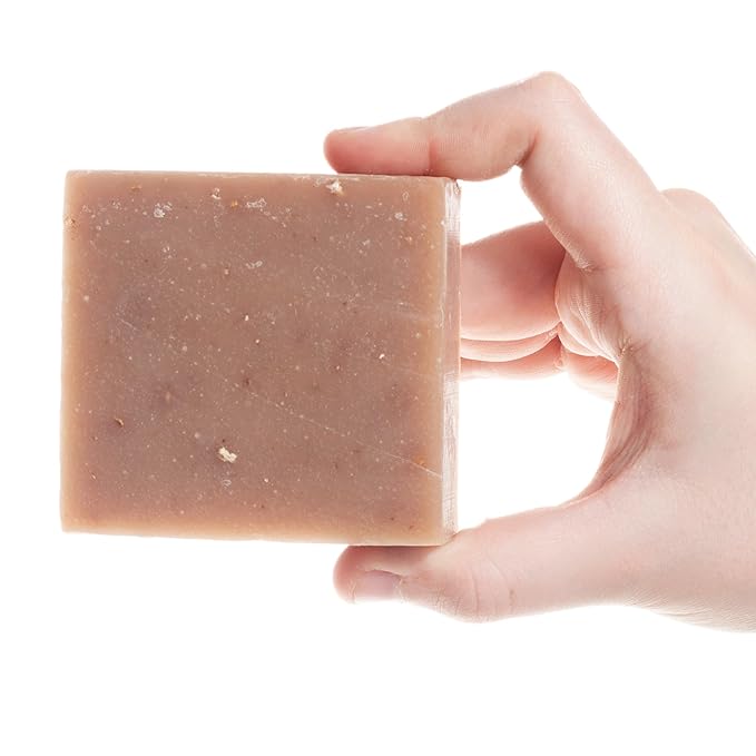 360 Feel Oatmeal Milk and Honey Bar Soap - Made in the USA - Castile Handmade All Natural Cold Processed - Pure Essential Oils - SLS-Free - Moisturizing Lather - (5oz, 4-Pack)