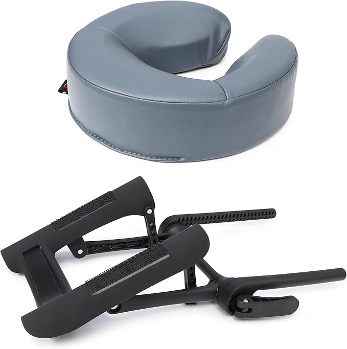 Master Massage Set Face Cradle, Cresent, Royal Blue